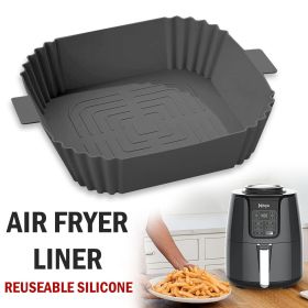 Silicone Air Fryer Tray Basket Liners Non-Stick Safe Oven Baking Tray Pot