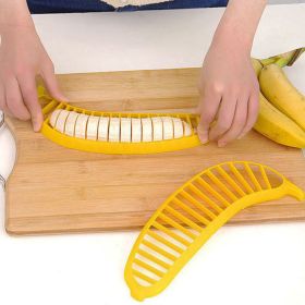 1pc; Banana Slicer; Cut Banana; All-in-one Fruit Divider; Cucumber Ham Sausage Slicer