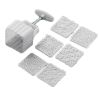 125G Square Shape Moon Cake Mold 6 Stamps Cake Mold Cookie Mold