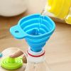 1pc Silicone Small Funnel;  Retractable Folding Funnel