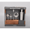 Better Homes & Gardens 7-Piece Stainless Steel Mixologist Set with Wooden Tray