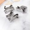 Set Of 6, Stainless Steel Animal Cookie Cutters, Kitten Moulds, Baking Cute DIY Cartoon Cookie Moulds Set