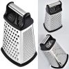 4 Sides Cheese Melon Cucumber Vegetables Box Grater Food Planing Potato Stainless Steel Multifunctional Ginger Slicer