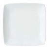 Better Homes & Gardens Loden Porcelain Square-Shaped Salad Plate, White