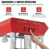 VEVOR Popcorn Popper Machine 8 Oz Popcorn Maker with Cart 850W 48 Cups Red