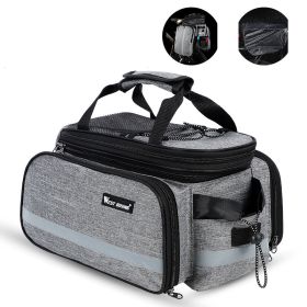 Cycling Rack Package Bicycle Travel Bag (Option: Upgraded grey)