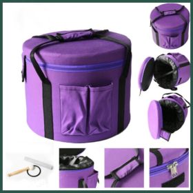 6-14-inch Crystal Temple Bell Yoga Bowl Special Bag (Option: Purple 16inch)