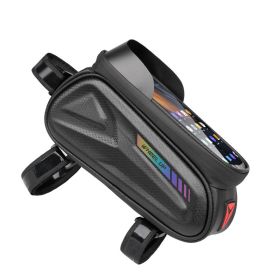 Mobile Phone Touch Screen Upper Tube Bag Saddle Bag (Option: 050colorful reflective)