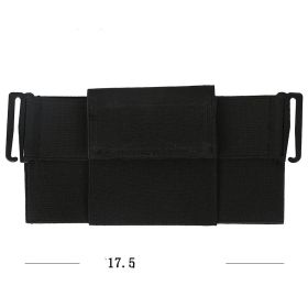Invisible Waist Sports Mobile Phone Bag Fitness Mini Portable (Option: Black-17.5cm)