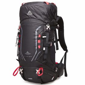 Shoulder Bag Large Capacity Hiking Backpack (Option: Black-35Add5L)