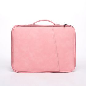 Keyboard Storage Summer Men's And Women's Earthquake Resistant Laptop Bag (Option: Pink Sheepskin-11inch)