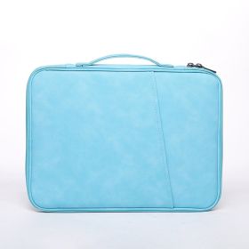 Keyboard Storage Summer Men's And Women's Earthquake Resistant Laptop Bag (Option: Sky Blue Sheepskin-11inch)