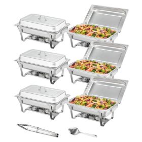 VEVOR Rectangle Chafing Dish Set (Pack: 6-Pack)
