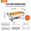 VEVOR Rectangle Chafing Dish Set