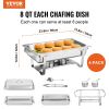 VEVOR Rectangle Chafing Dish Set