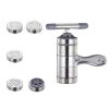 1pc Manual Noodle Press Machine; Noodle Machine Stainless Steel Household; Multiple Modes For Selection 7in*2.3in
