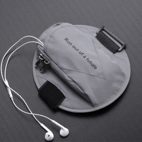 Mobile Phone Armband Running Bag Wrist Bag Waterproof (Option: Gray)