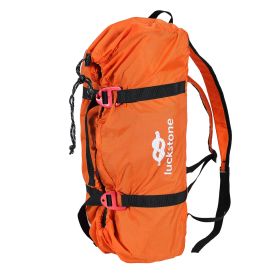 Outdoor Climbing Rock Climbing Double Shoulder Rope Bag (Color: Orange)